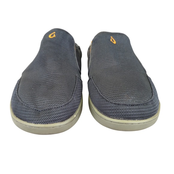 OluKai Mens Nohea‎ Mesh Slip On Shoes Sneakers Gray Comfort EU 46 14 Casual - Picture 3 of 8